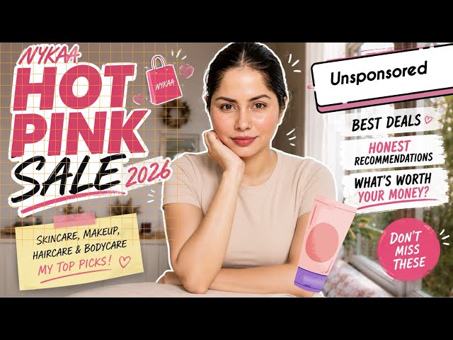 Nykaa Hot Pink Sale 2026 Unsponsered Recommendations 🩷 Best Skincare, Haircare & Makeup