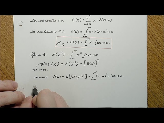 MAE 209 - Lecture 16  - CDF and Expected Value for Continuous Random Variables - Winter 2022