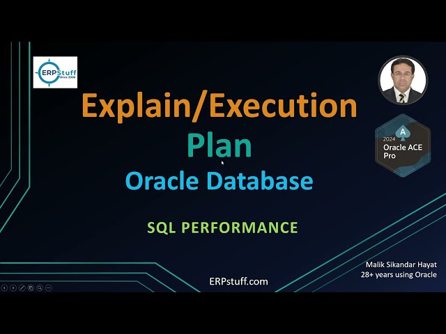Introduction to Explain and Execution Plans in Oracle & Oracle APEX
