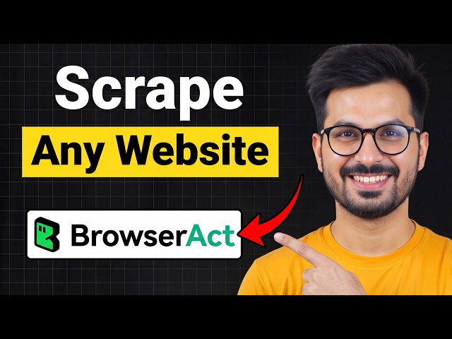 No-Code Web Scraping Tool: Extract Data from Any Website with One Prompt (Step-by-Step) | BrowserAct