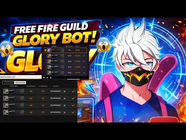 HOW TO MAKE GUILD  GLORY BOT 🤖|FREE FIRE GUILD GLORY BOT ❤️😍 | FLASH FF