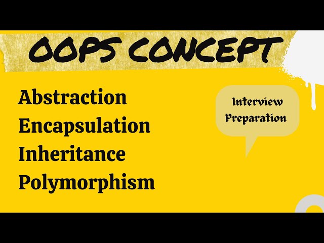 OOPs Concepts in just 2 minutes || Interview Preparation || Object-Oriented Programming  #oops