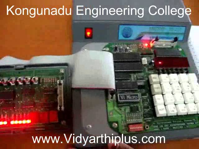 Interfacing 8279, 8251, 8253 and 8255 with 8085 Microprocessor