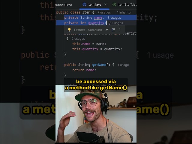 Encapsulation - Java OOP