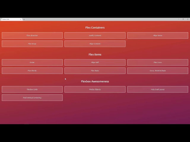 Flexbox Tutorial #4: Flexbox Principles
