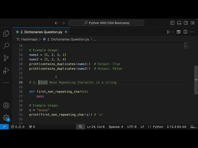 200 - HashmapDictionaries Questions