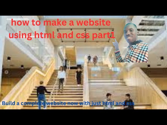 how to make a website using html and css