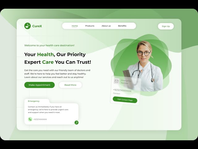 Creating a Medical Website Design in Figma | Killuos