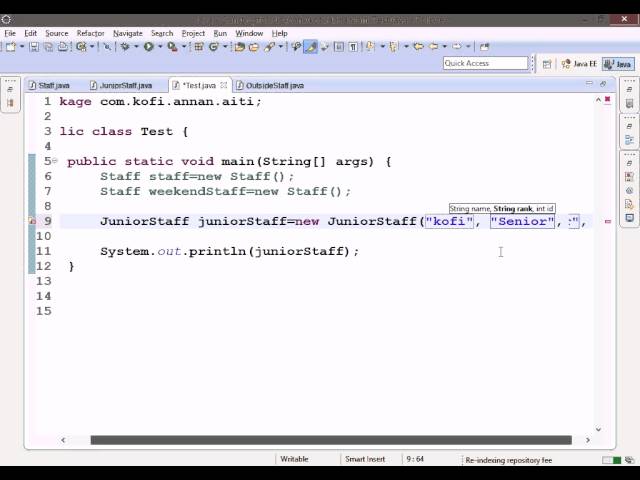 Java Constructor explained