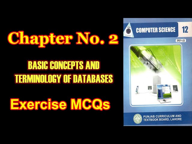 12th Class Computer Science Chapter 2 MCQs || 12th Class Computer Chapter 2 MCQs