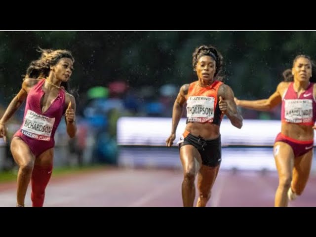 NEW! 🔥Sha'Carri Richardson Beats Elaine Thompson Herah At Luzern Athletics Meet 2022