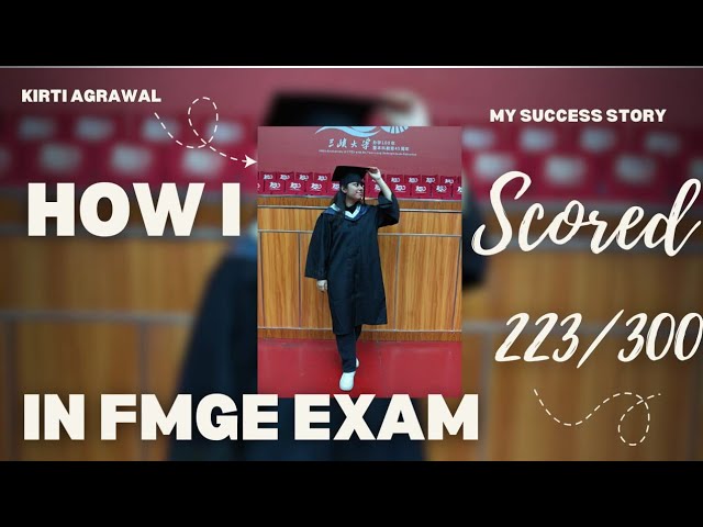 FMGE EXAM ; My Proven Strategy for Success