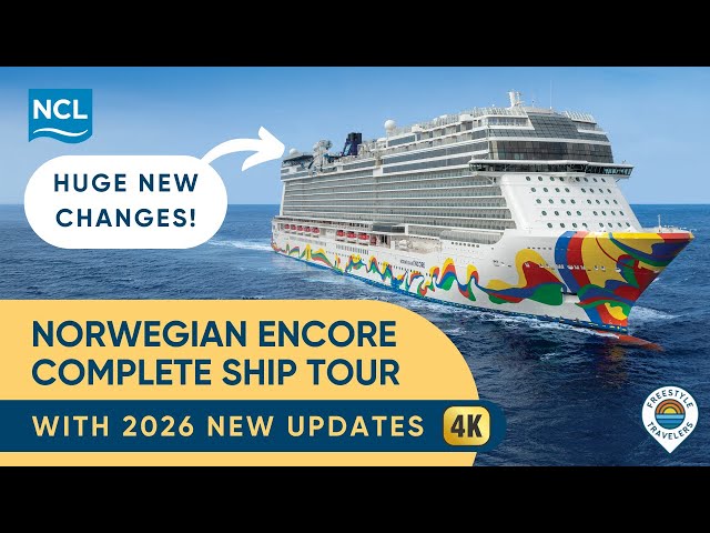Norwegian Encore Full Ship Tour & Walkthrough: Spice H20, New Dining, Free at Sea, & New Spaces