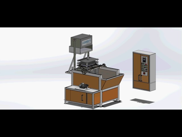 Dump Box Shell Moulding Machine (Animation)