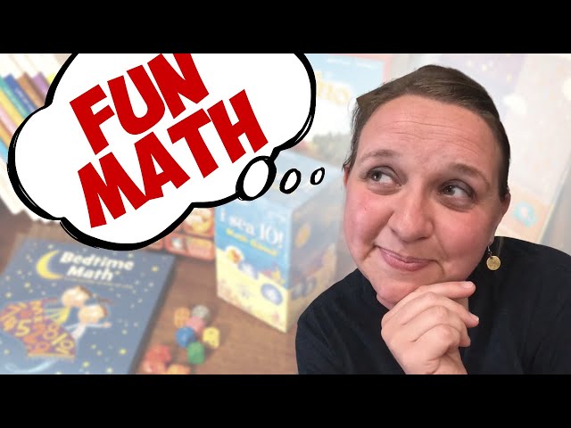 Educational MATH Games, Manipulatives and Books for Hands on Learning