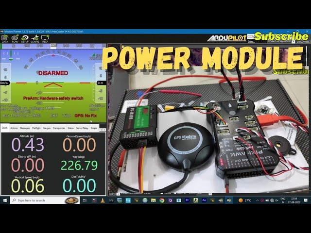 Pixhawk 2.4.8 3DR Power Module Setup Walkthrough Step by Step | Part 4