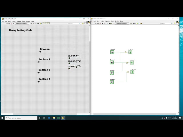 LabVIEW_Binary to Grey code conversion
