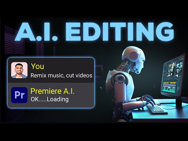 Become the FASTEST Video Editor!!! A.I. Tools in Premiere Pro (Hindi)