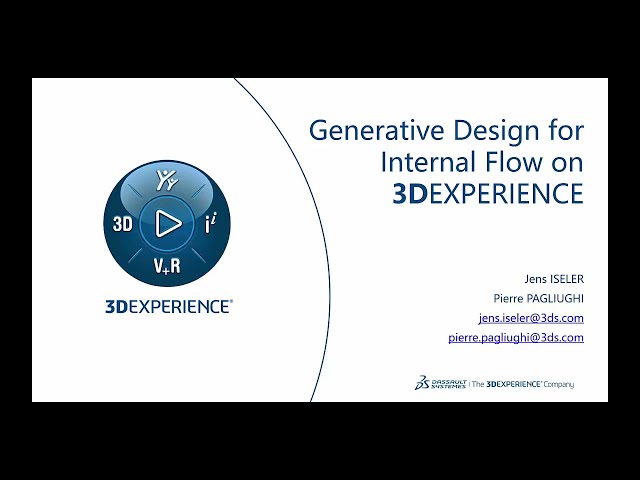 Dassault Systèmes | Generative Design for Internal Flow