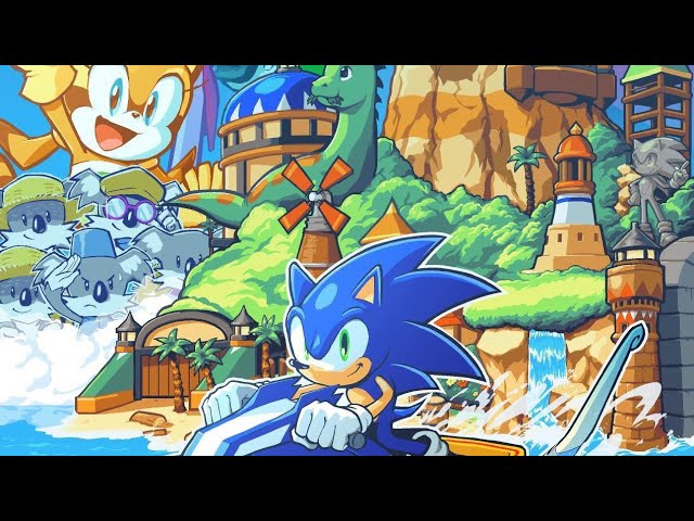 Part 1 of sonic rush playthrough (Sonic route/leaf storm zone)