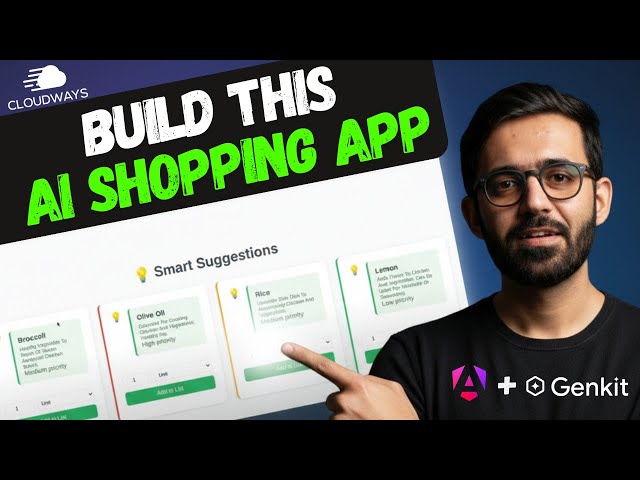 Build an AI-powered Smart Grocery App in 70 minutes with Angular & Genkit