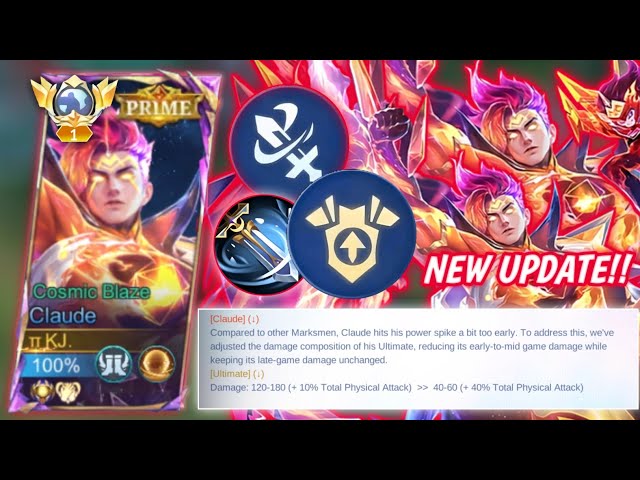 NEW META! CLAUDE FULL ATTACK SPEED ABUSE (HACK ATTACK SPEED) - MOBILE LEGENDS