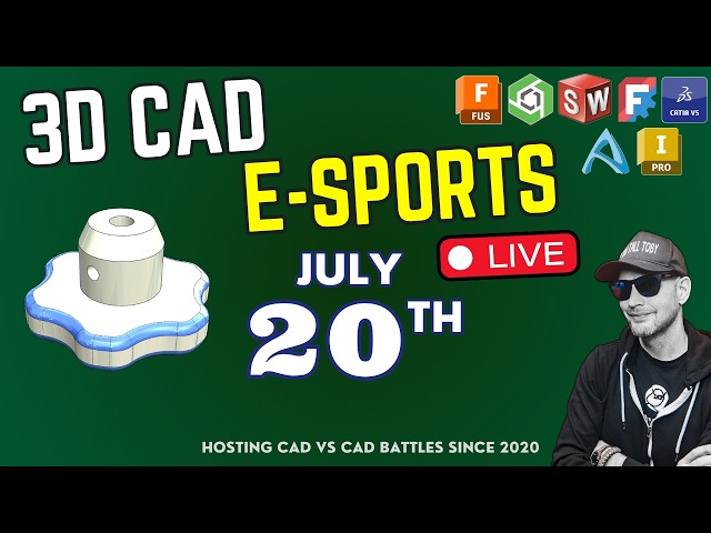 Model Monday Live JULY 20 | CAD Speed Modeling Battles, Tutorials, Tips and Tricks