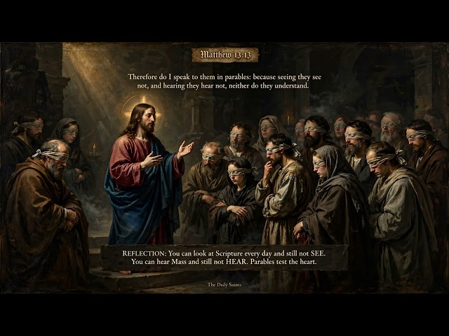 WHY Does Jesus Speak in PARABLES? | Matthew 13:10-17 Explained  #CatholicGospel