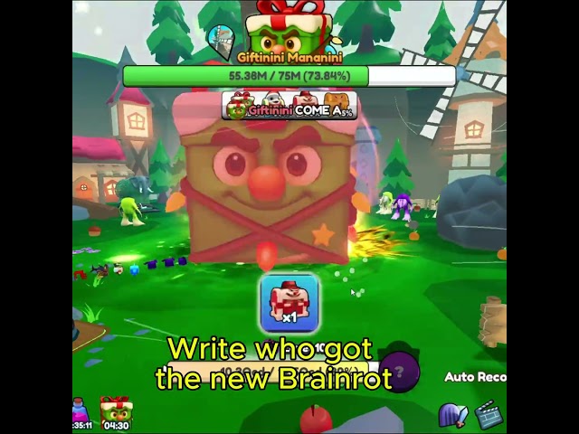 😱GIFTININI MANANINI NEW BOSS  Brainrot Evolution  Roblox   #roblox #brainrotevolution  #mrmikki