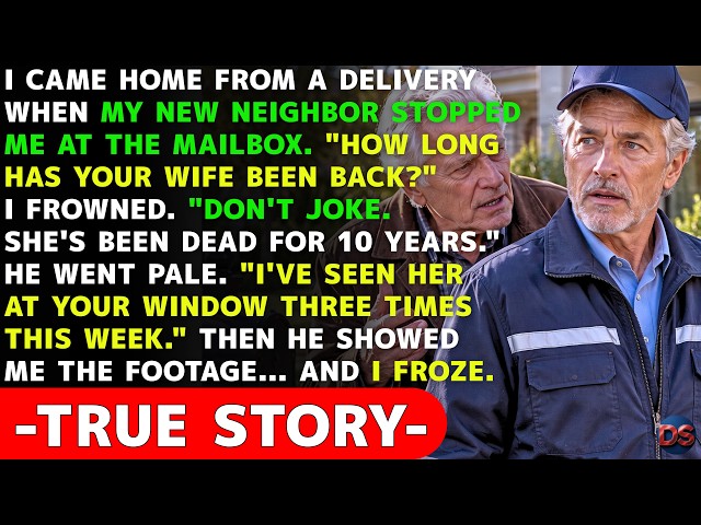 My New Neighbor Asked, "Is Your Wife Back?" — She Died 10 Years Ago, Then He Showed Me His Footage…