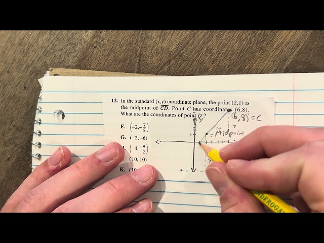 ACT MATH PREP - Problem 12 (2023 Practice Test)