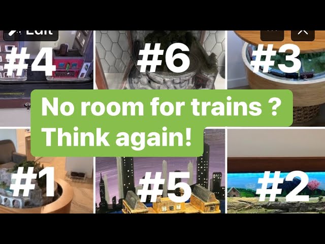 6 Incredible Small Model Train Layouts That Can Fit Anywhere