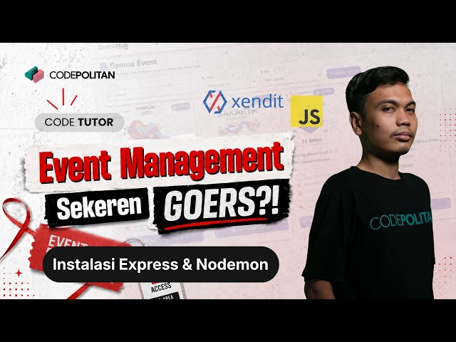 EP 24 | Express.js Project Configuration | Tutorial on Creating an Event Management Website with ...