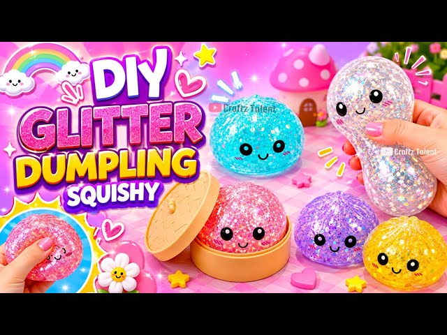 How to make viral dumpling at home No Slime No Clay 😱 Paper craft/ Easy craft ideas/ DIY project/art