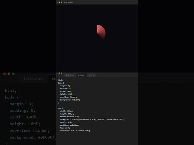 Create this Radar Effect with Zero JS #css #webdev #tutorial