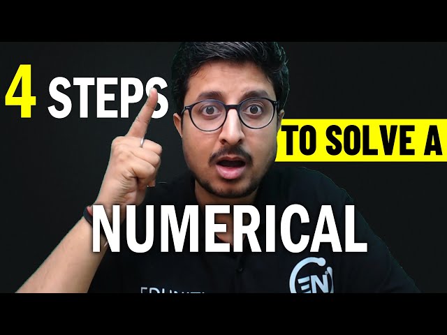 How to Solve a Question | How to approach a Physics Numerical by Mohit Sir | Eduniti