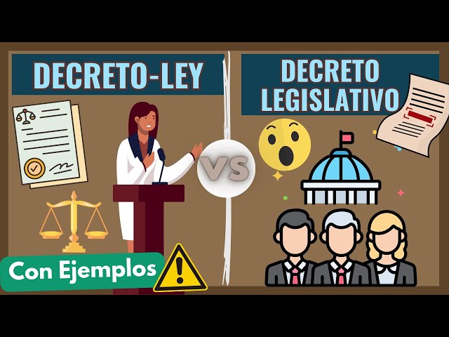 ➡️ DECREE LAW and LEGISLATIVE DECREE: Discover their 5 Differences [With Examples]