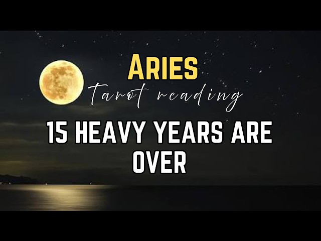 Aries — Pluto Releases You After 15 Years 🔥
