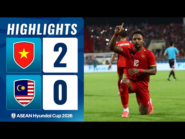 Vietnam 2-0 Malasia (Global 4-0) Copa Hyundai ASEAN 2026 | Resumen del partido | Semifinal partid...