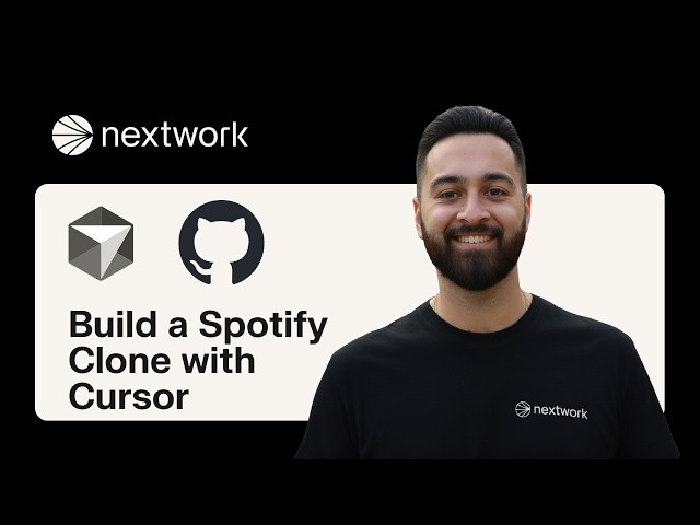 Build a Spotify Clone with Cursor (AI CODE TUTORIAL)