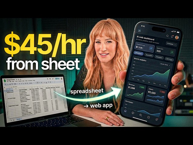 I Turned a Basic Spreadsheet Into a $45 Mini Web App in Under 1 Hour