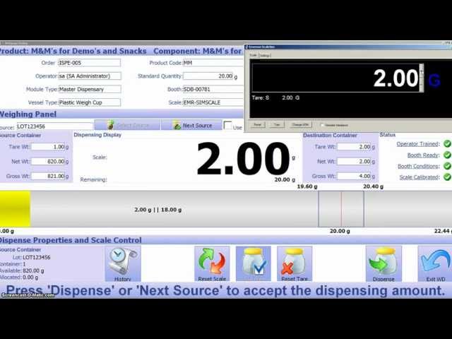 Syncade Automated Weighing & Dispense
