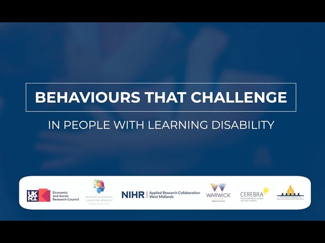 Behaviours that Challenge in People with Learning Disability (2/4)