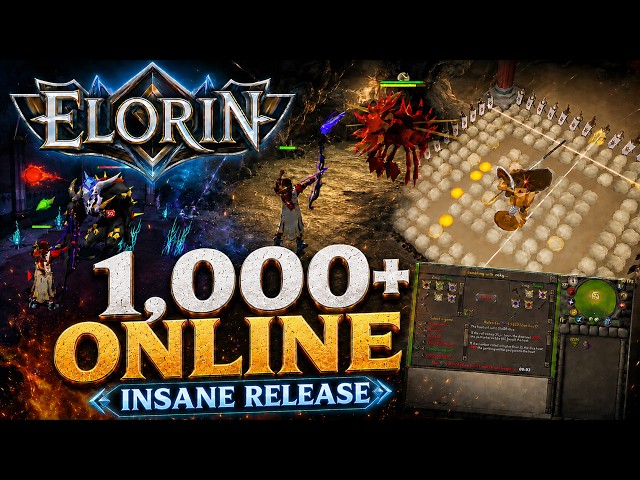 🔴Elorin: *BIGGEST RELEASE 2026* 1,000+ Online! Grind is Real & HUGE GIVEAWAY