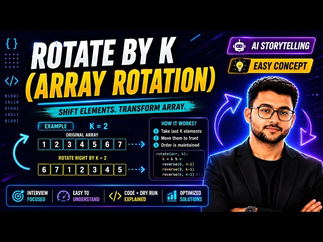 Rotate Array Right by K — Interview-Ready Explanation