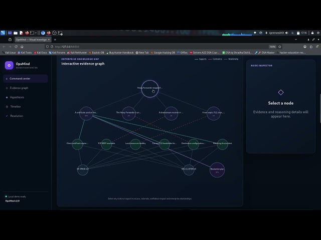 OpsMind – AI Investigation Engine | OpenAI Build Week 2026