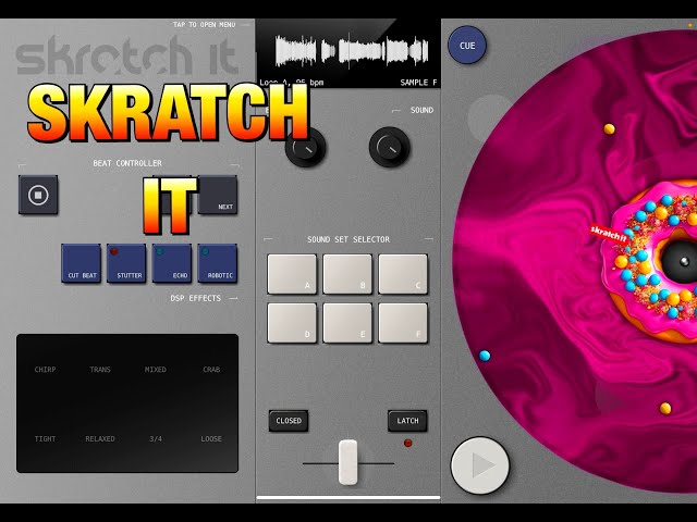 SKRATCH IT - Portable & Fun DJ Scratching App - Tutorial & Demo for the iPad