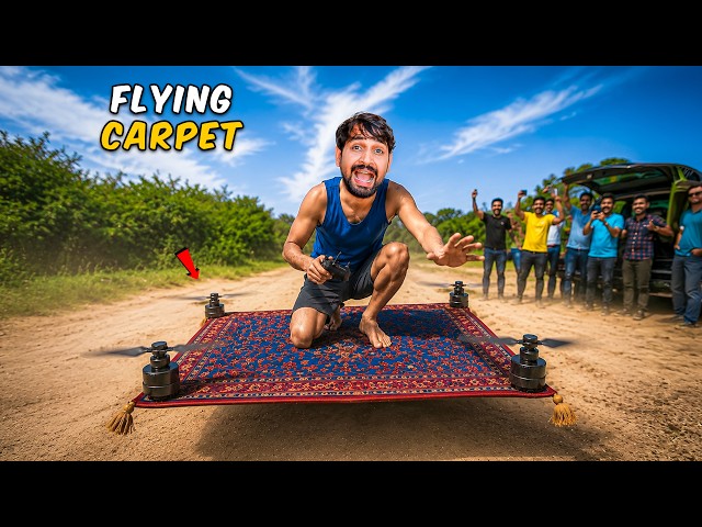 We Made Aladdin Flying Carpet 😱 | 100% Real