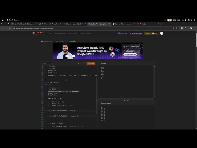 Solving LRU Cache Problem