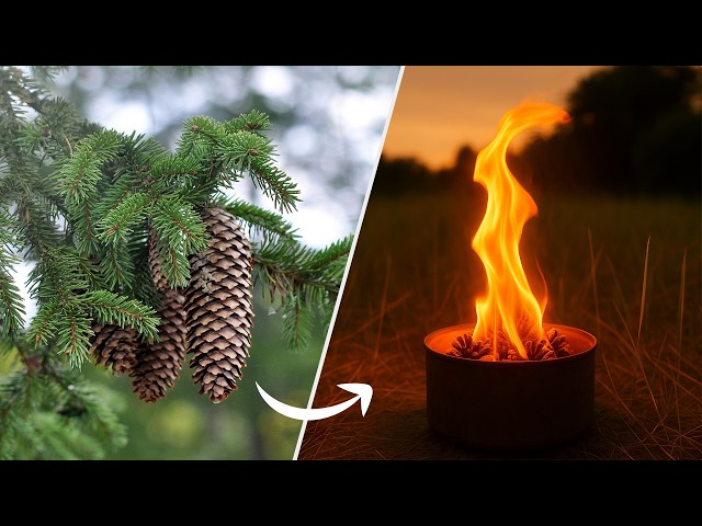 Millions Don’t Know This Invention | How to Make a PINE CONE Stove That Burns Forever